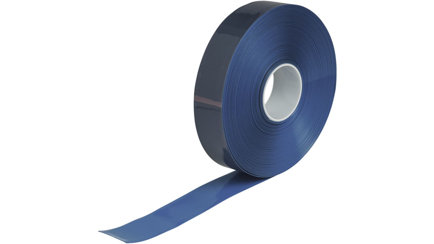 Cinta de marcado de suelos adhesiva Brady de color Azul, 50.8mm x 30.48m