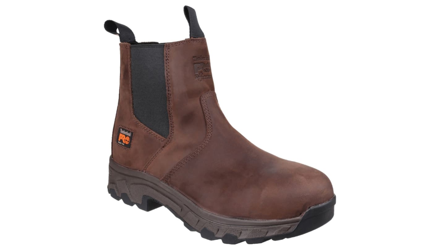 Scarponcini antinfortunistici S3 Timberland da Uomo tg. 39, col. Marrone, resistenti all'acqua, con puntale di sicurezza