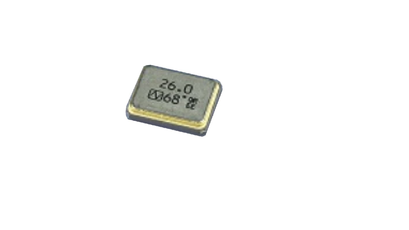 日本電波工業 水晶振動子, 25MHz, 表面実装, 4-pin, SMD