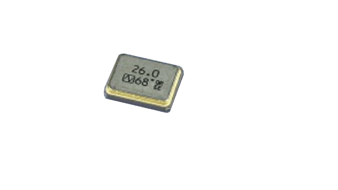 Résonateur à quartz CMS NDK 25MHz Montage en surface 4 broches, 8pF