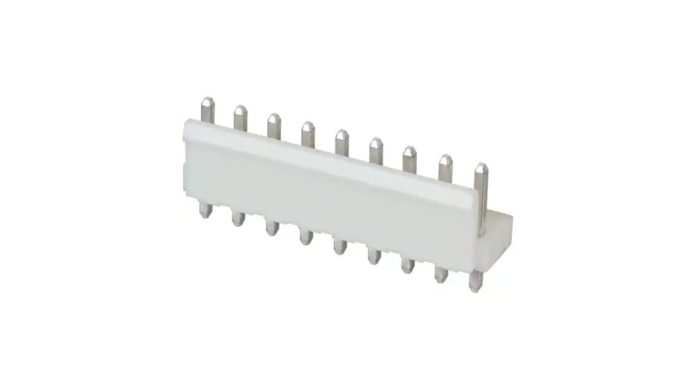 JST VH Series Top Entry Through Hole PCB Header, 9 Contact(s), 3.96mm Pitch, 1 Row(s), Shrouded