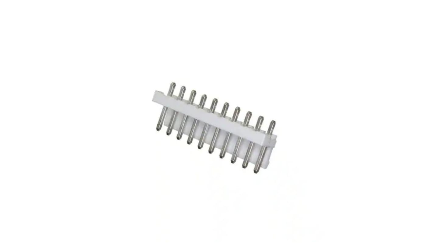 JST VH Series Top Entry Through Hole PCB Header, 10 Contact(s), 3.96mm Pitch, 1 Row(s), Shrouded