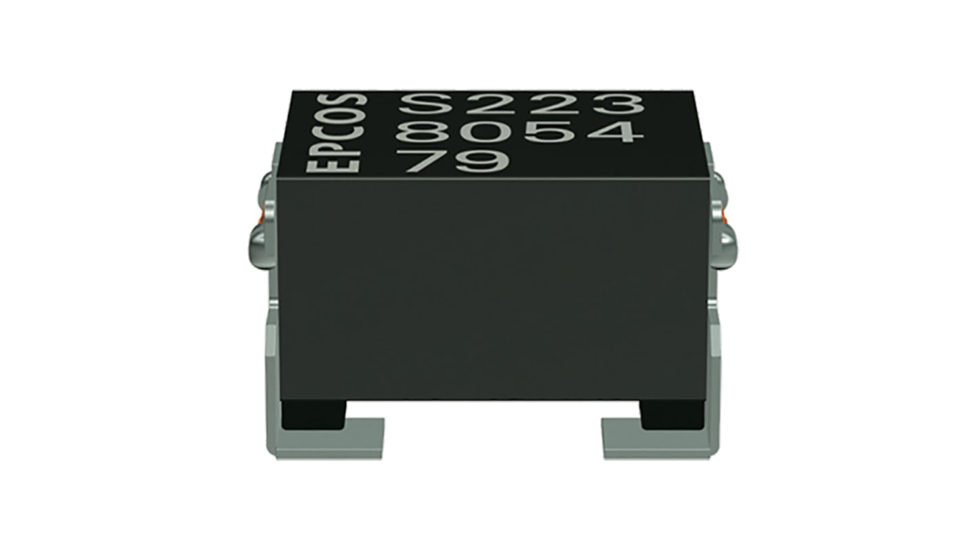 AEC-Q200 Inductores de modo común EPCOS, 580mΩ, 5.2 x 3.2 x 3mm, 1,2 kΩ, 250 mA Montaje en Superficie, -55 °C →