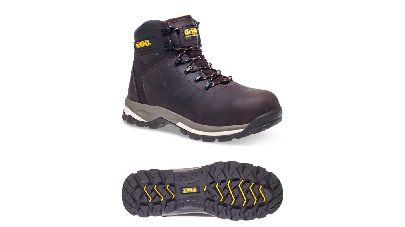 DeWALT Sharpsburg Brown Steel Toe Capped Safety Boots, UK 11, EU 45