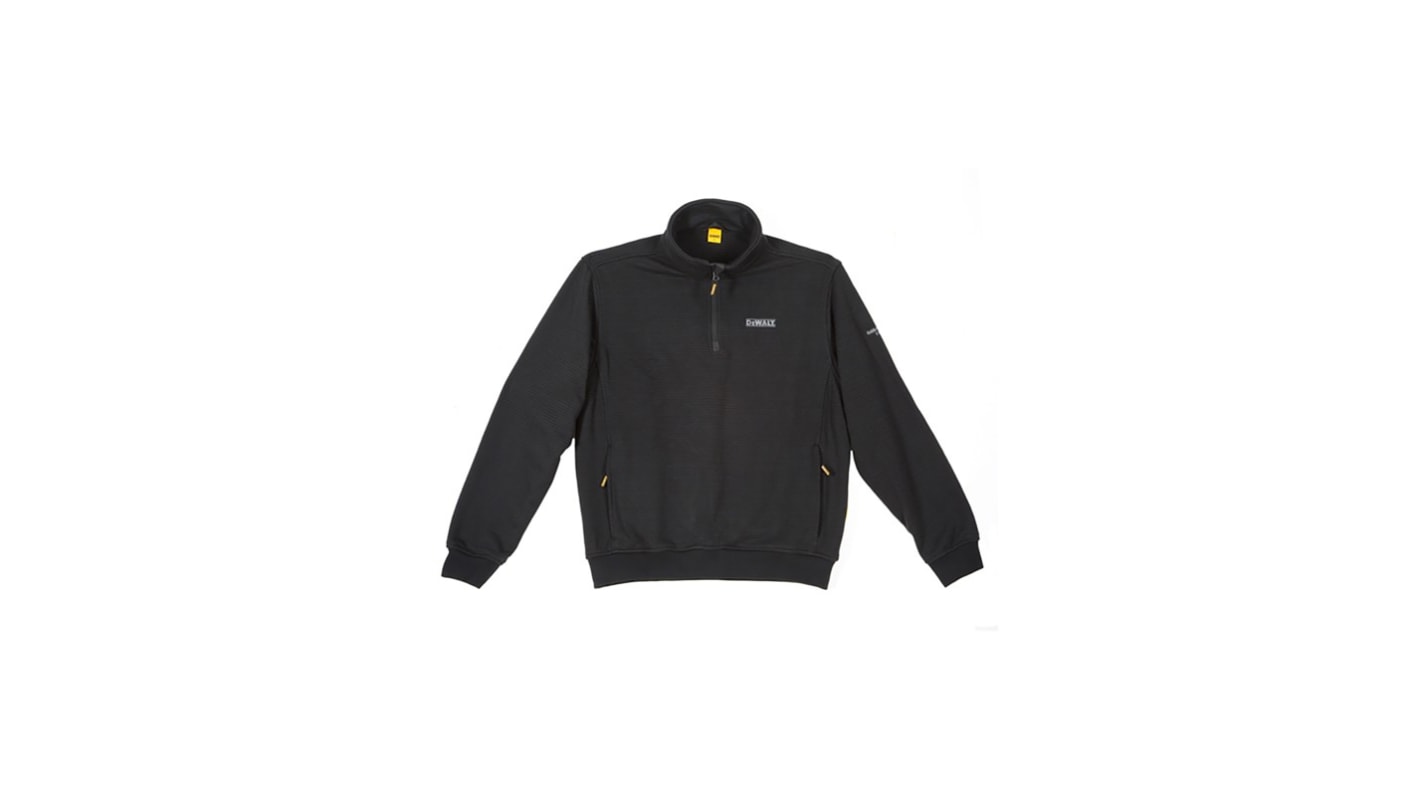 Forro polar de trabajo DeWALT de color Negro, talla M, para Hombre, serie QTR, Poliéster