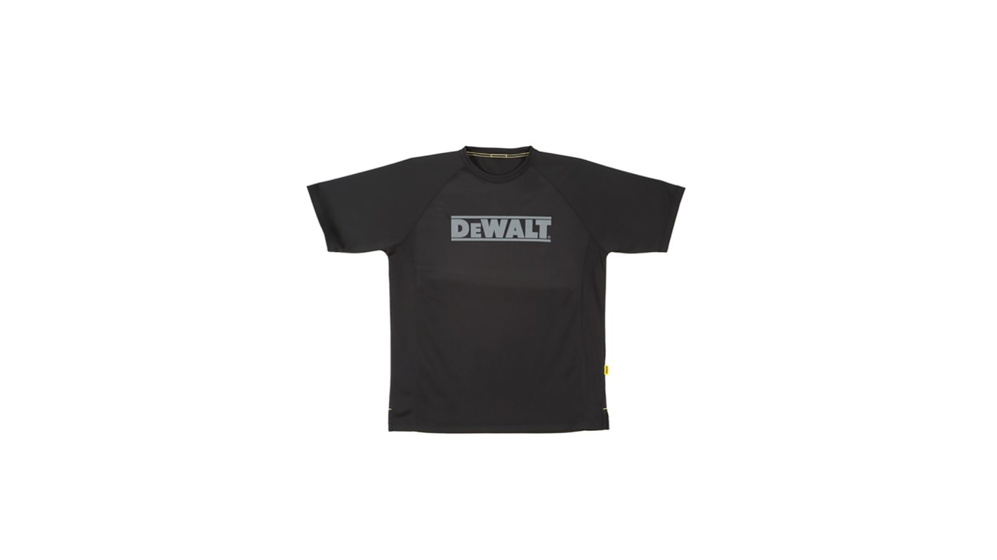 DeWALT PWS Unisex T-Shirt, Polyester Schwarz