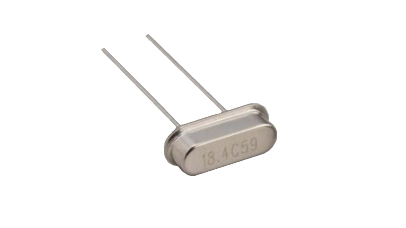 kristályegység 48MHz, ±30PPM, 2-tüskés, 11.5 x 4.66 x 3.5mm cikkszám: CITIZEN FINEDEVICE HC-49/U-S48000000ABJB