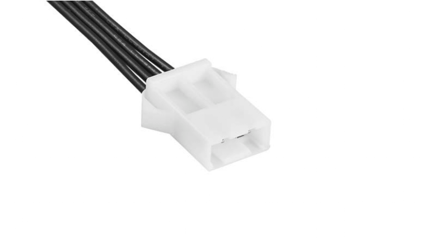 Hirose, DF1B Male Connector Housing, 2.5mm Pitch, 4 Way, 1 Row