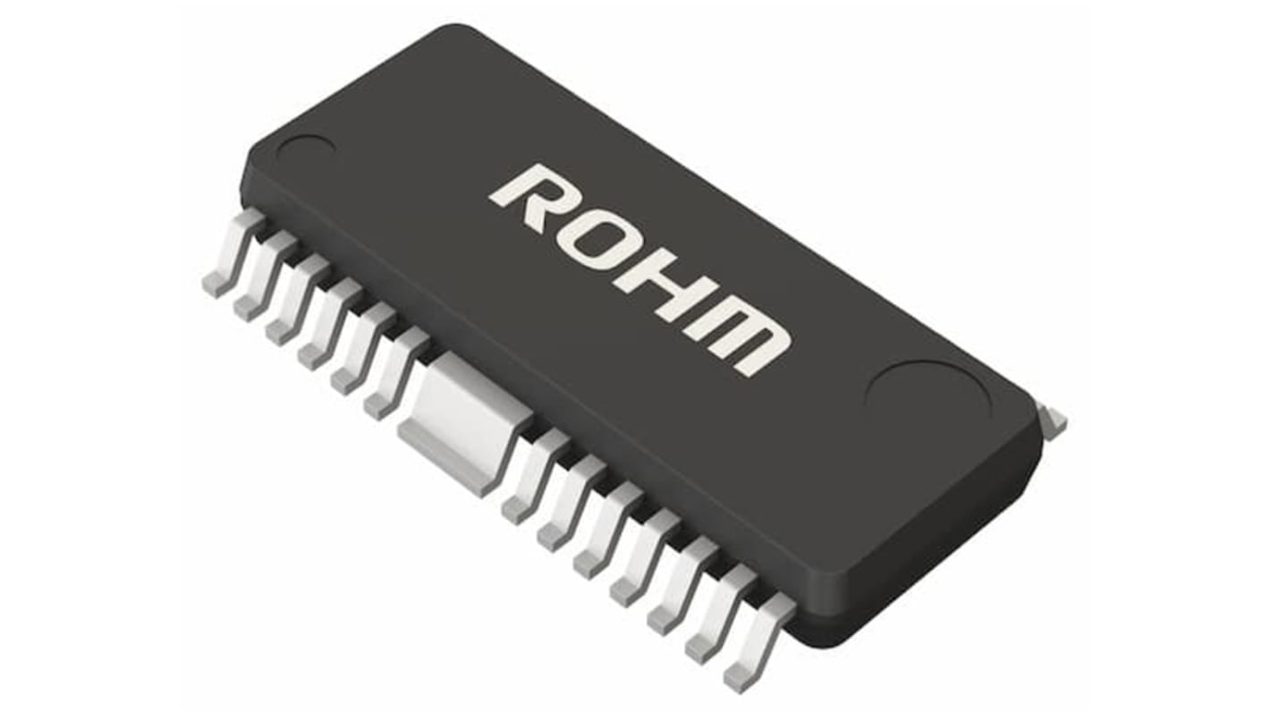 Ovladač motoru BD60223FP-E2, konfigurace: H-můstek, počet kolíků: 25, HSOP 1.5 (Continuous) A, 2 (Peak) A 36 V, typ