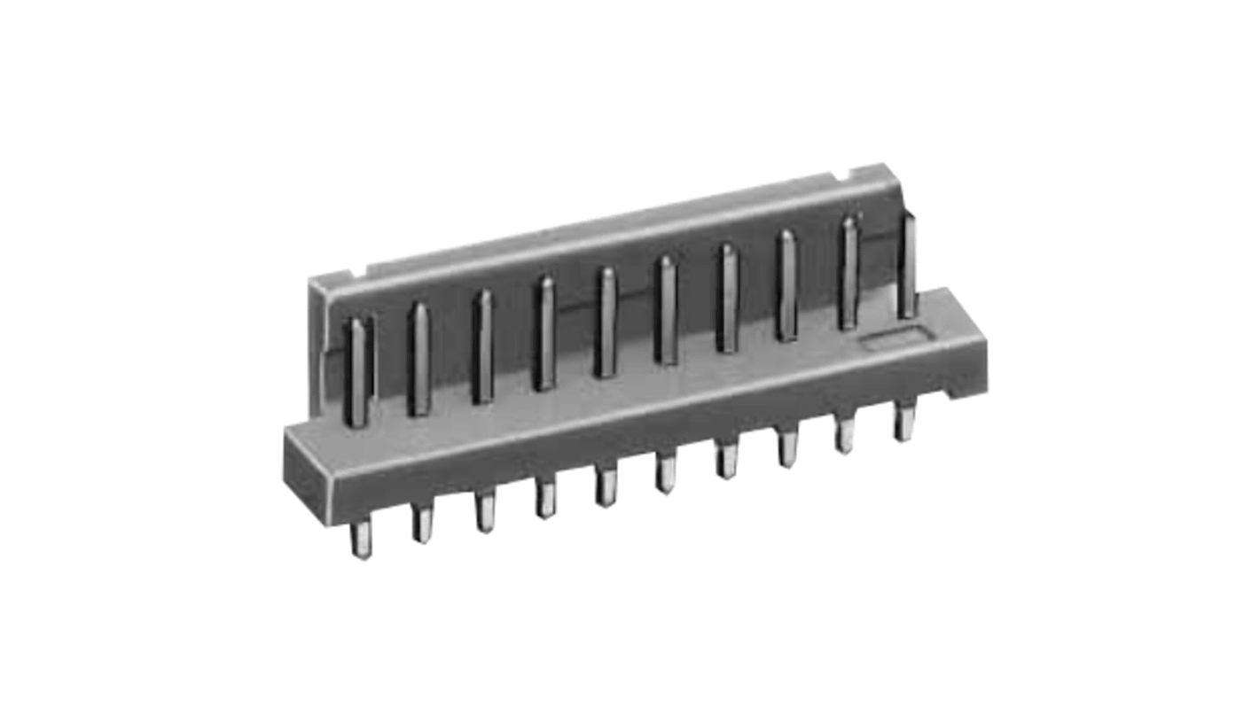 Hirose DF1 Series Straight Through Hole PCB Header, 8 Contact(s), 2.5mm Pitch, 1 Row(s), Shrouded