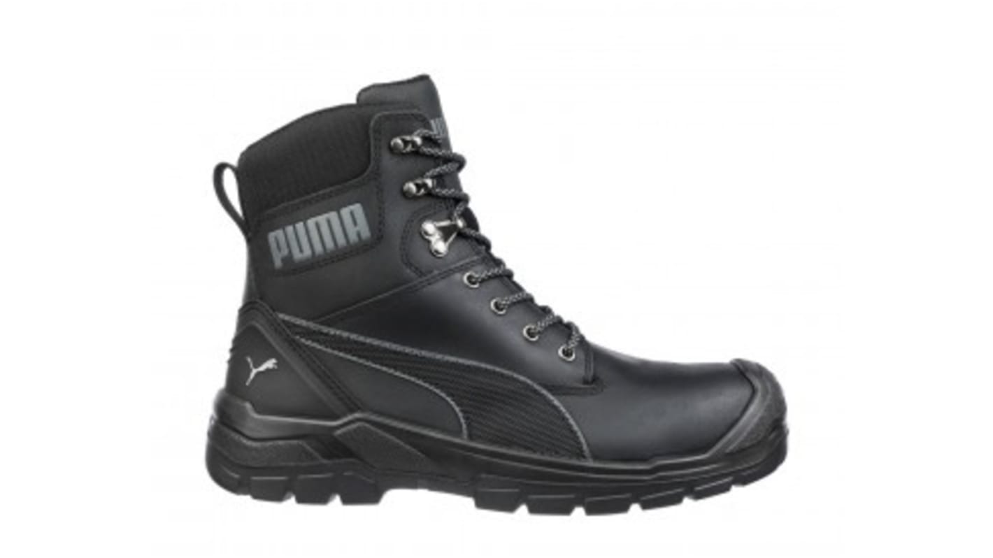 Puma Safety Conquest EN20345 S3, Herren, Sicherheitsstiefel Schwarz, Größe 40 / UK 6,5