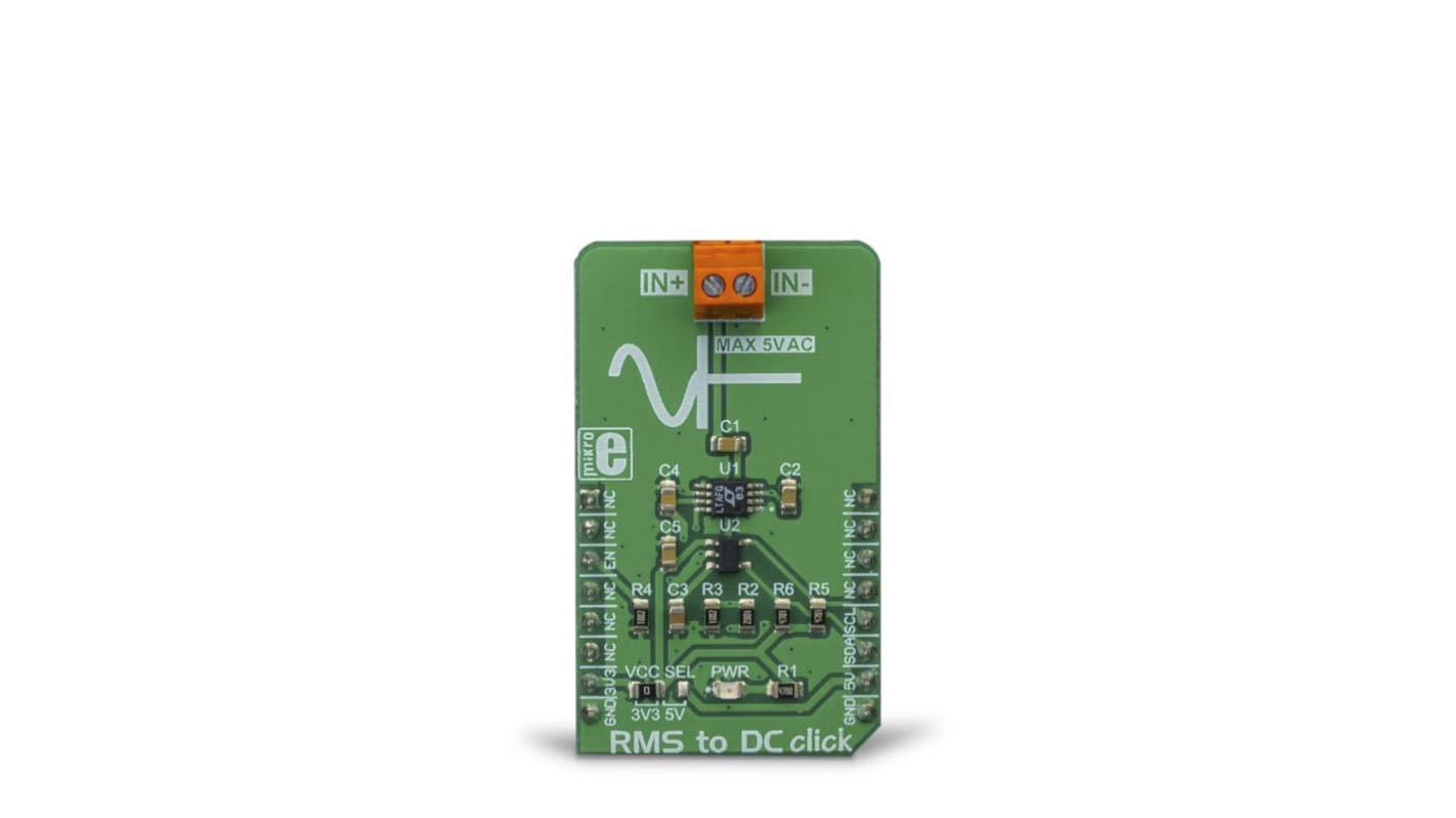 MikroElektronika Entwicklungskit analog, RMS to DC Click