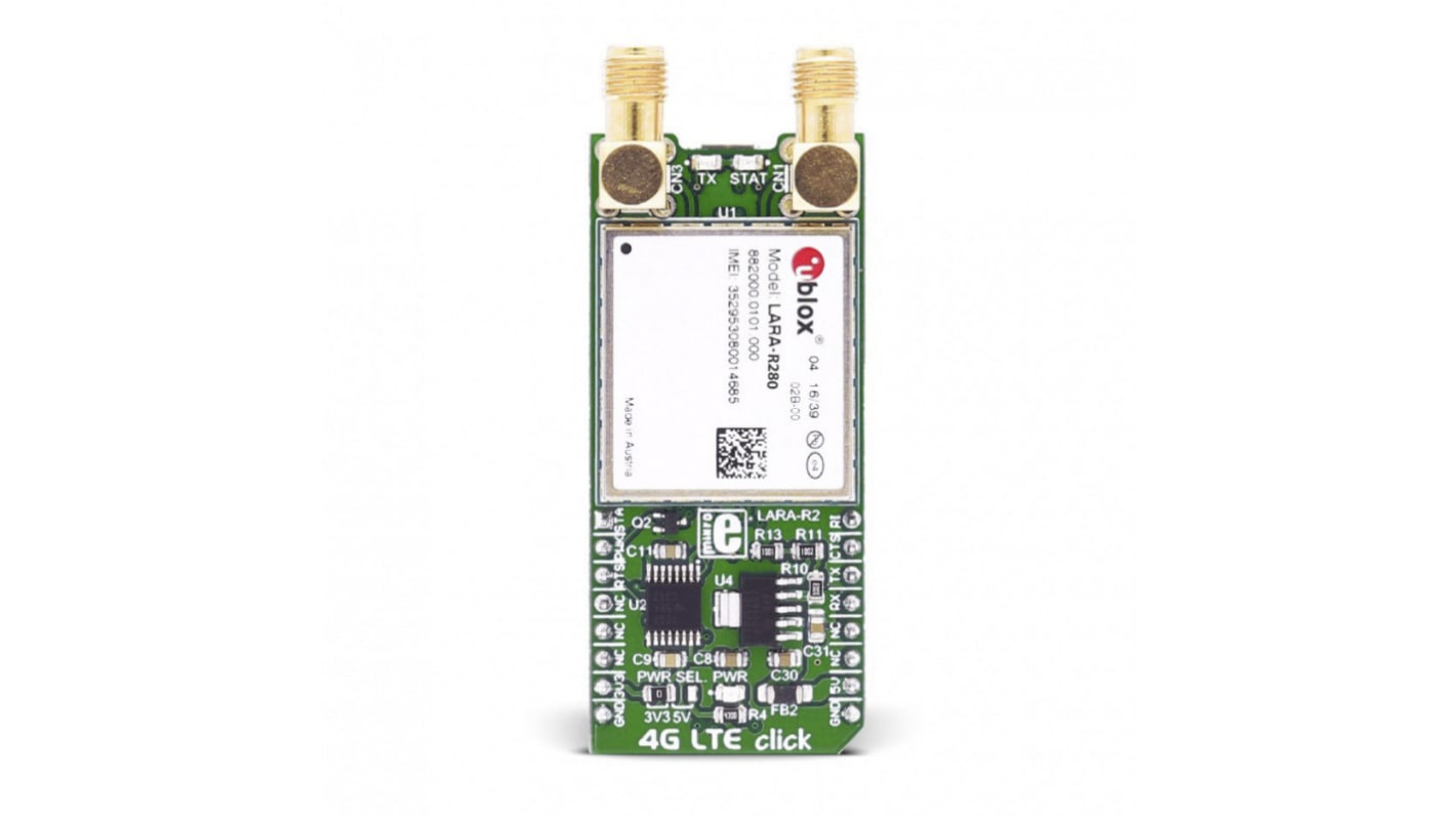 Module de développement de communication et sans fil MikroElektronika 4G LTE-APJ Click (for Asia Pacific)