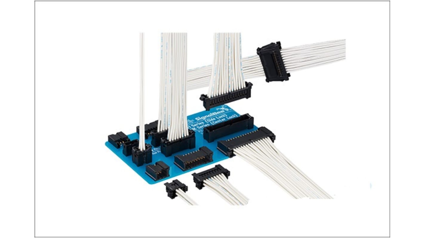 Hirose DF51 Series Straight Through Hole PCB Header, 6 Contact(s), 2.0mm Pitch, 1 Row(s), Shrouded