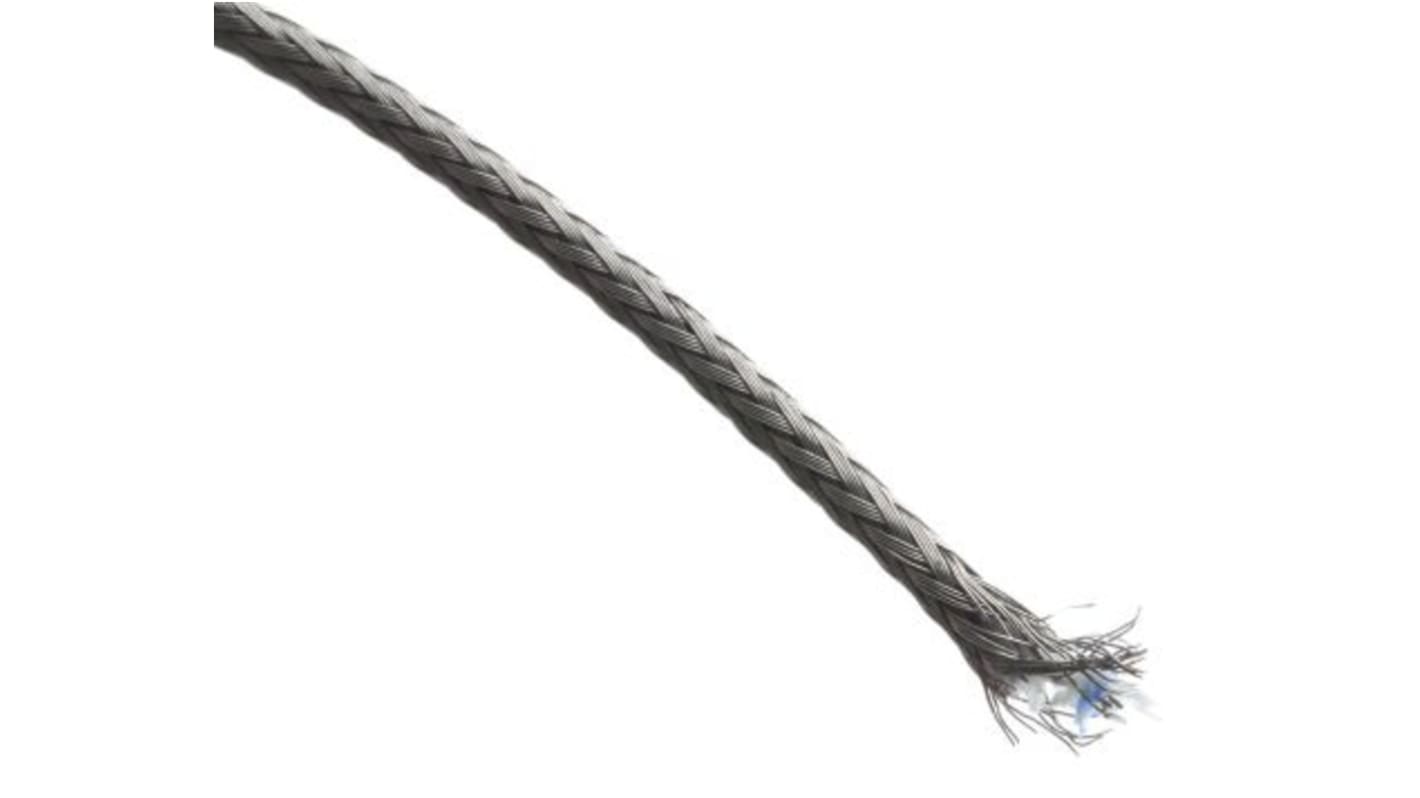 RS PRO Ungeschirmt 7/0,2mm Glasfaser-isoliert Thermoelement Kabel/Draht für Thermoelement Typ K, L. 5m, max. +350°C