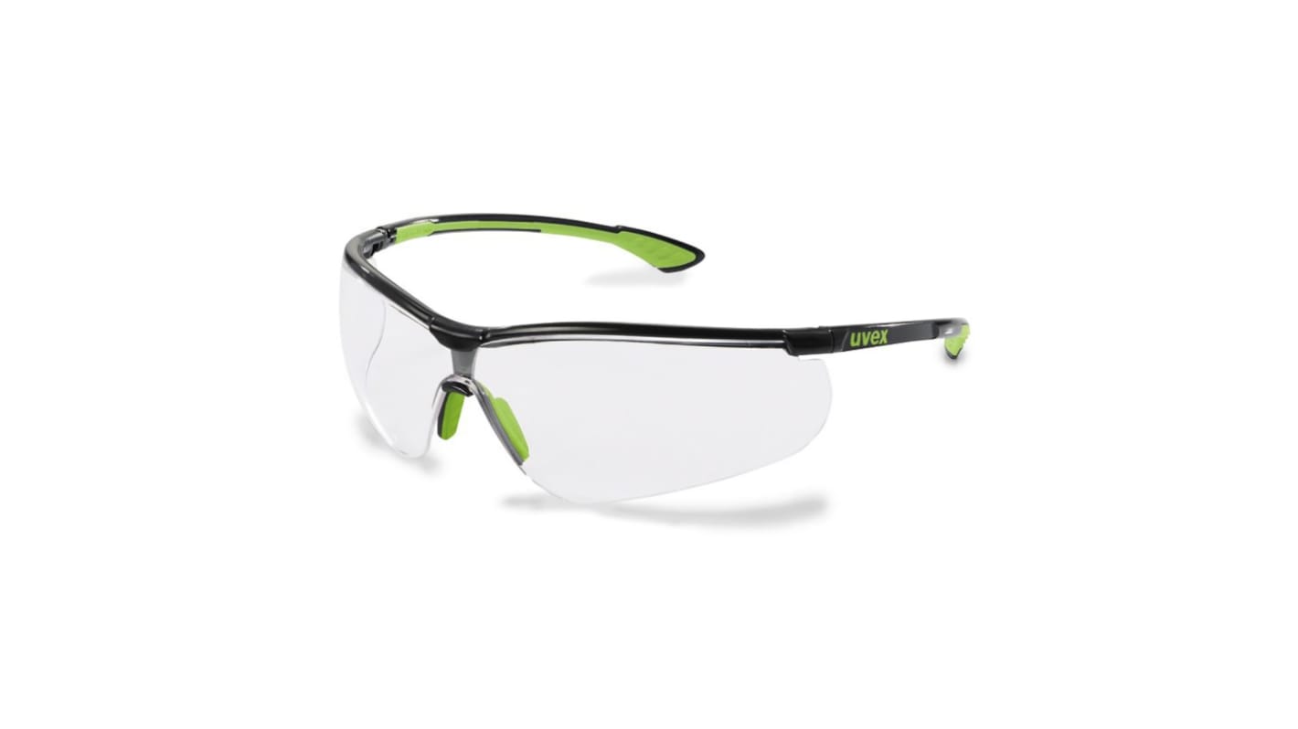 Lunettes de protection Uvex Sportstyle Incolore Polycarbonate antibuée, Résistant aux rayures, protection UV 400