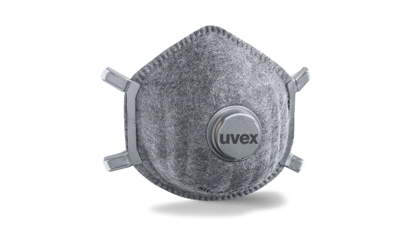 Masque respiratoire jetable Uvex FFP3, avec soupape série Uvex Silv-Air,  avec clip nasal réglable