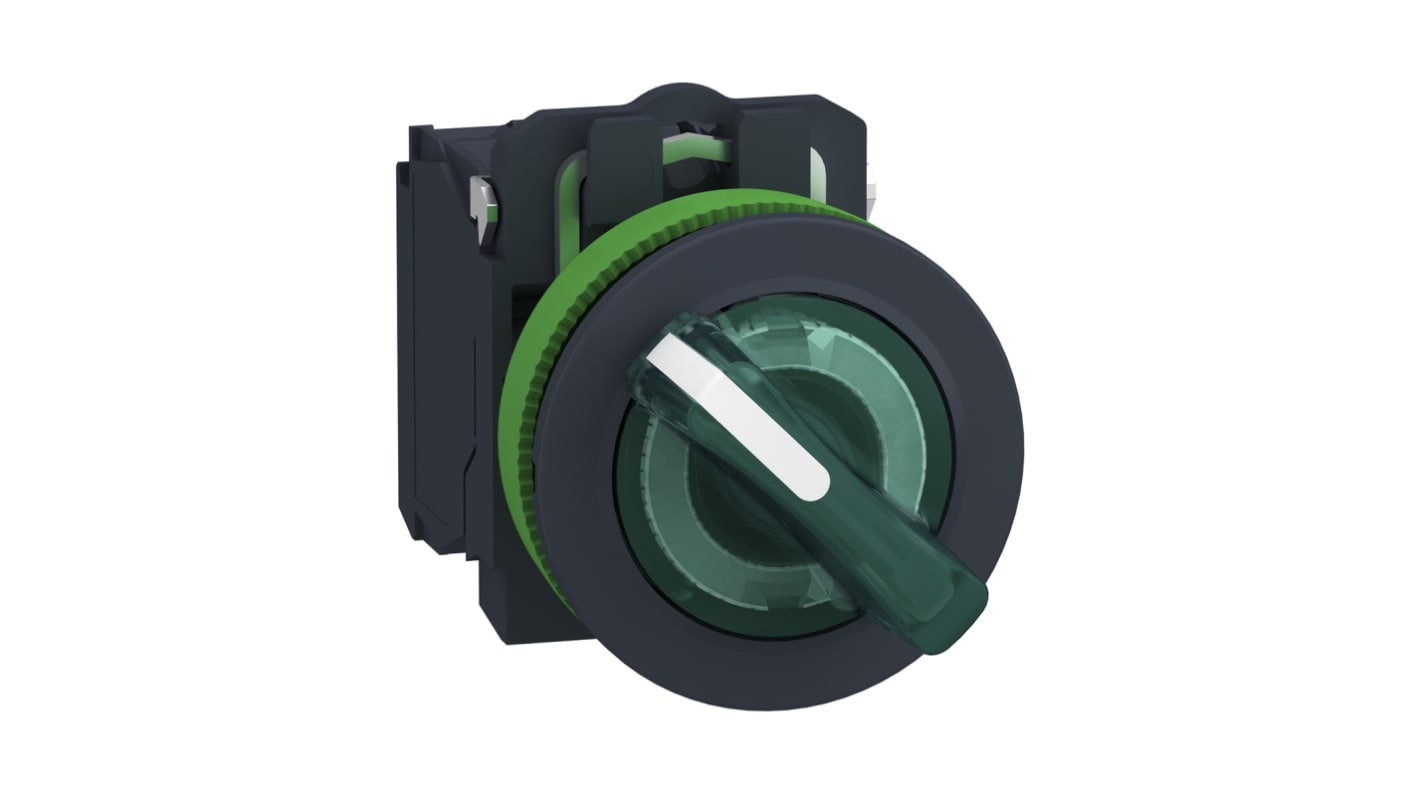 Schneider Electric Selector Switch - (SPDT) 30mm Cutout Diameter, Illuminated 2 Positions