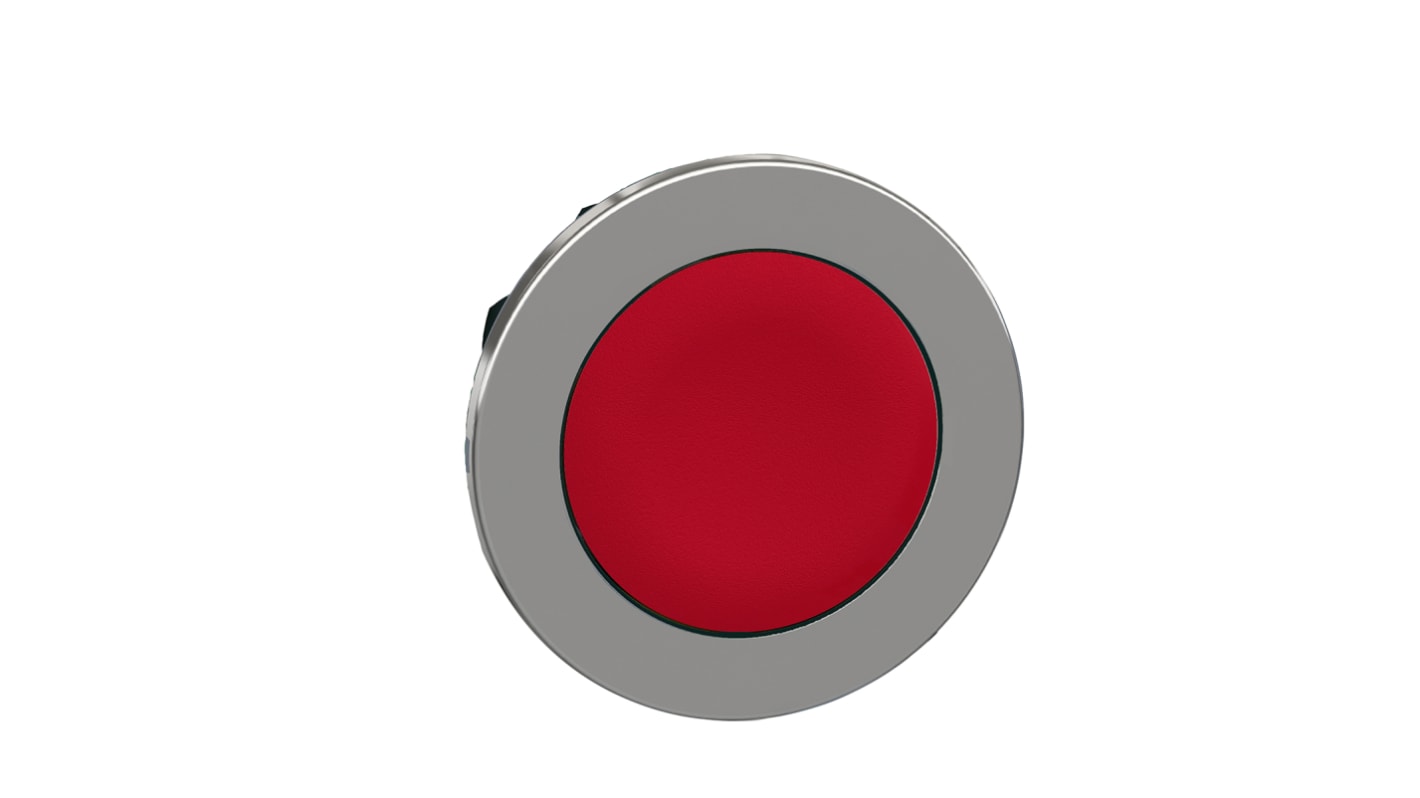 Schneider Electric ZB4 Series Red Maintained Push Button Head, 30mm Cutout, IP66, IP67, IP69K