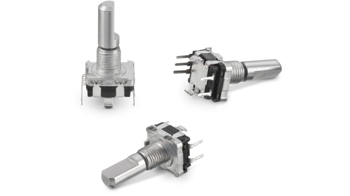 Wurth Elektronik 8 Pulse Incremental Mechanical Rotary Encoder with a 6 mm, Through Hole