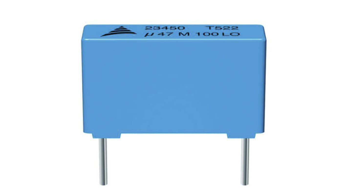 EPCOS B32529 Polyester Film Capacitor, 40 V ac, 63 V dc, ±5%, 1nF, Through Hole