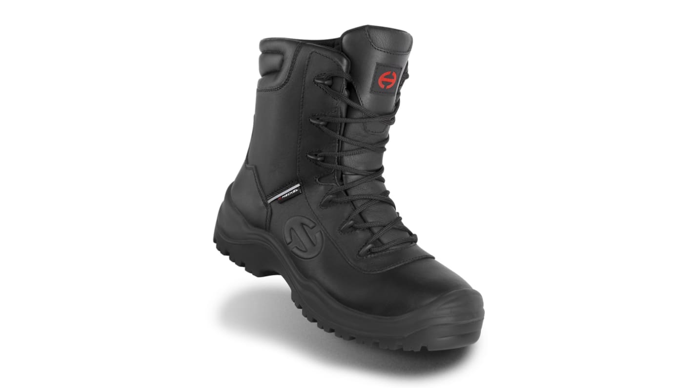 Heckel MX 500 Black Composite Toe Capped Unisex Safety Boots, UK 8, EU 42