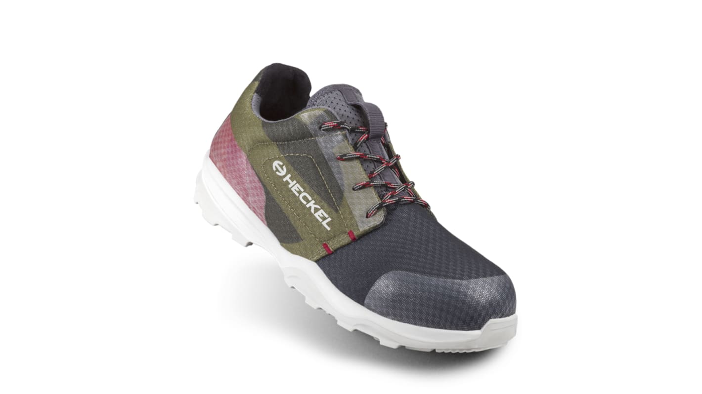 Scarpe sportive antinfortunistiche S1P Heckel RUN-R 510, Uomo tg. 36, col. Grigio , con puntale di sicurezza