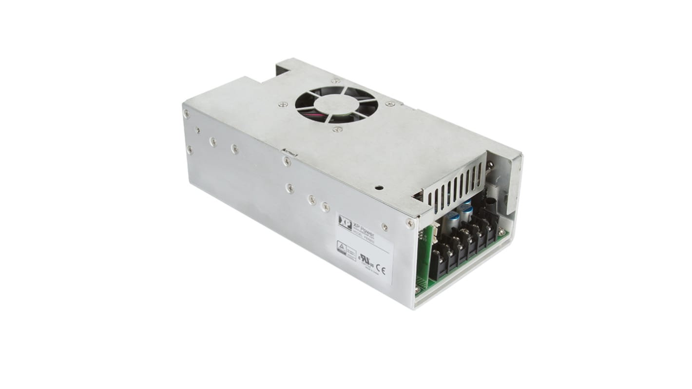 XP Power Switching Power Supply, PBR650PS12C, 12V dc, 50 A, 55 A, 650W, 1 Output, 80 → 264V ac Input Voltage