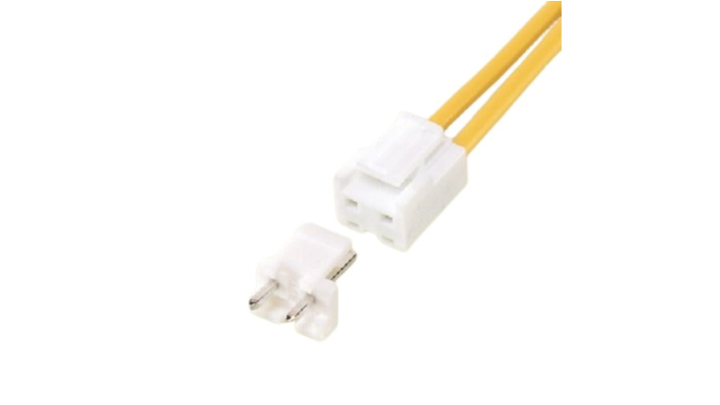 JST, NV Connector Housing, 5mm Pitch, 2 Way, 1 Row