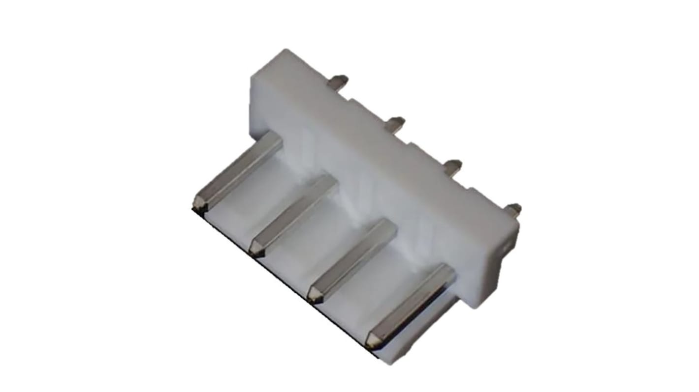 Conector macho para PCB con entrada superior JST serie NV de 4 vías, 1 fila, paso 5.0mm, para soldar, Montaje en