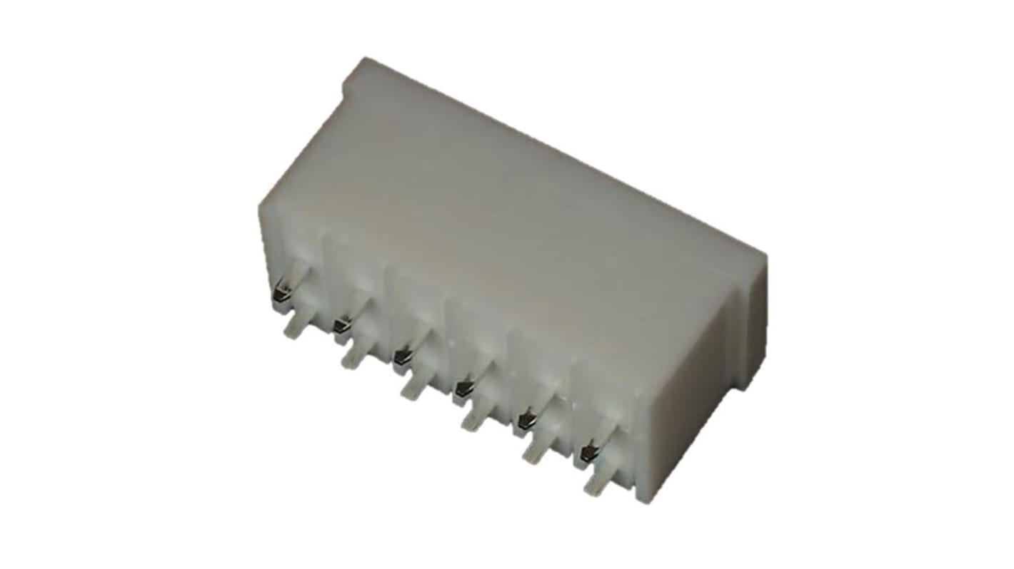 JST XL Series Top Entry Through Hole PCB Header, 12 Contact(s), 5.0mm Pitch, 2 Row(s), Shrouded