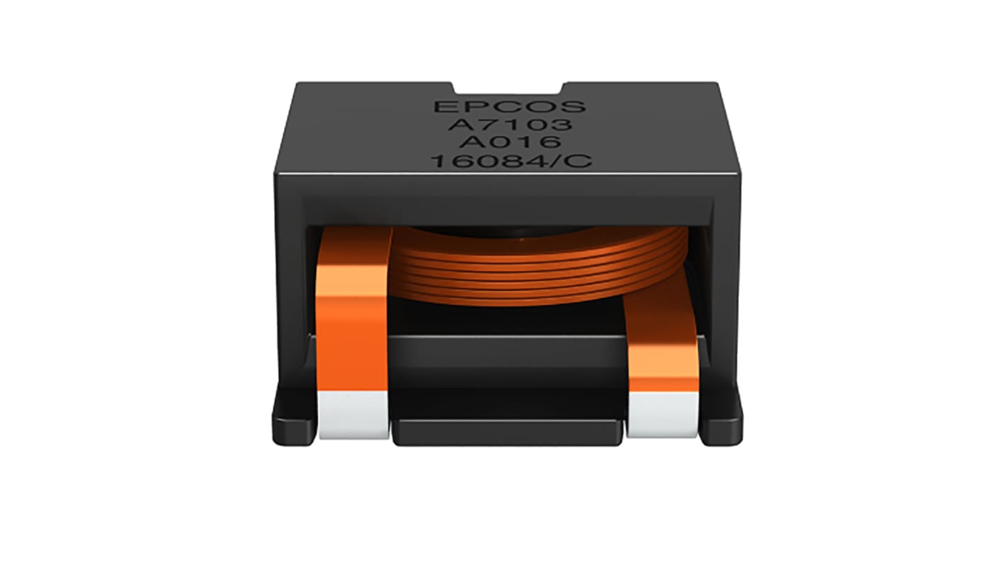 EPCOS, B82559_A016, SMD Shielded Wire-wound SMD Inductor with a Ferrite Core, 4.7 μH ±10% Shielded 18.6A Idc