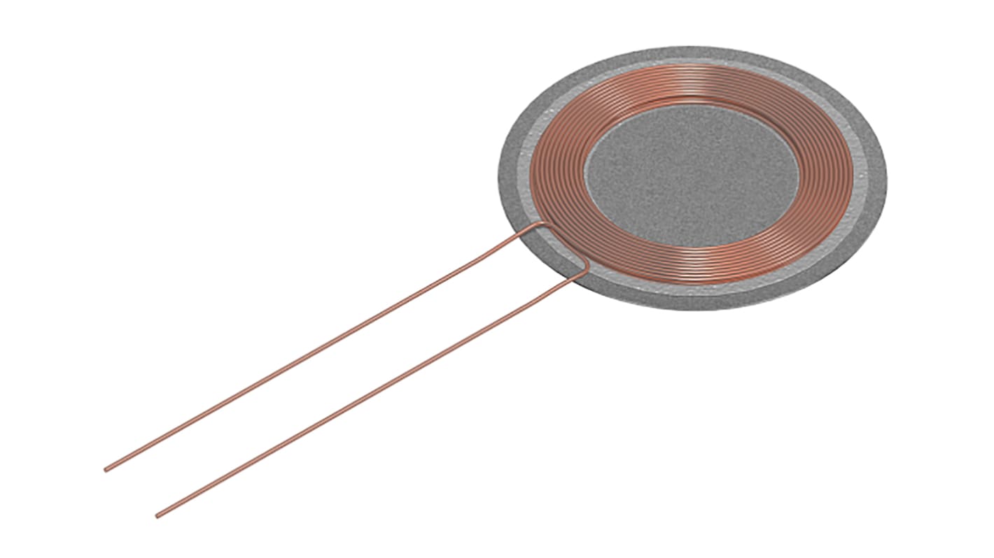 TDK Furatszerelt vezeték nélküli töltőtekercs, Mágnesmag, 12mm Ø, 980mΩ