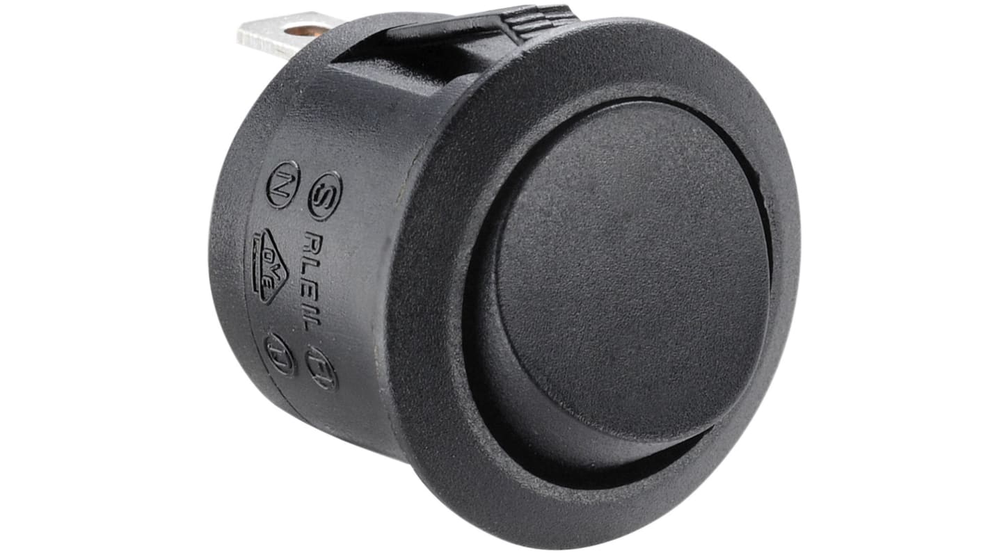 RS PRO SPST, (On)-None-Off Rocker Switch