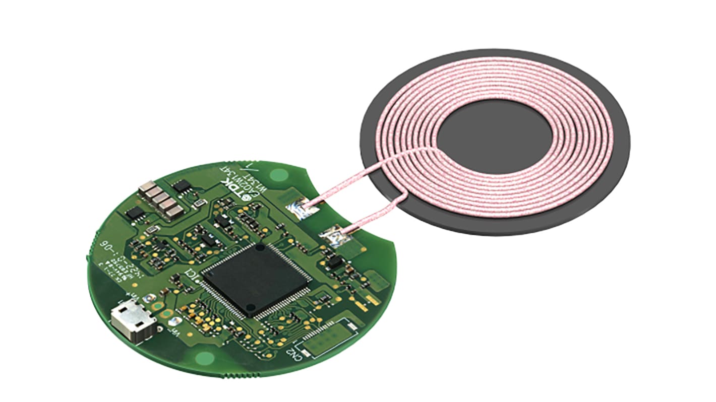 TDK WT Wireless Charging Coil Transmitter, 6.3 μH, 50mm dia.