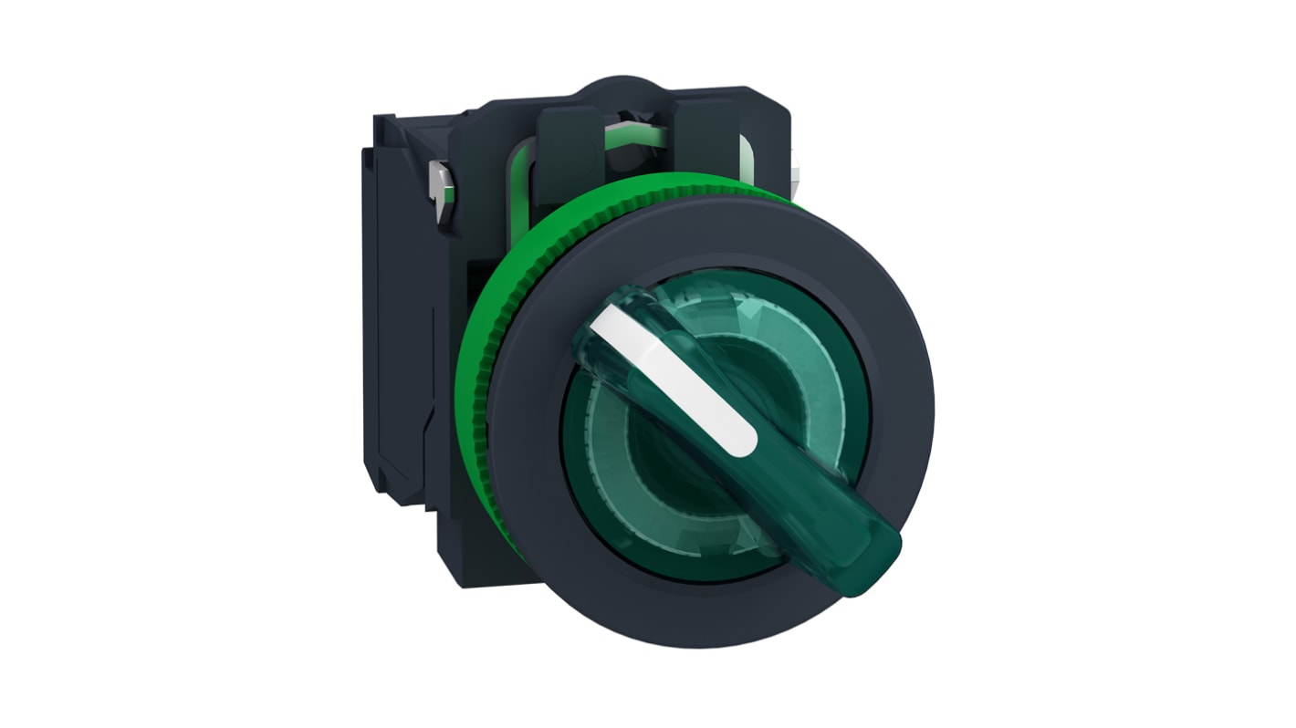 Schneider Electric Selector Switch - (SPDT) 30mm Cutout Diameter, Illuminated 2 Positions