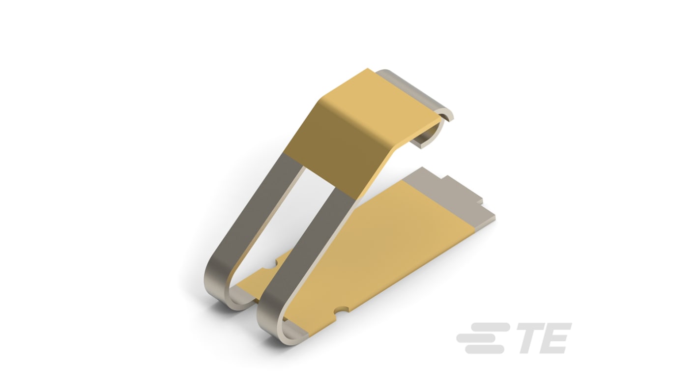 Contatto di massa TE Connectivity, in Lega di rame, 1,5A, 7 x 2.5 x 4mm, Montaggio superficiale