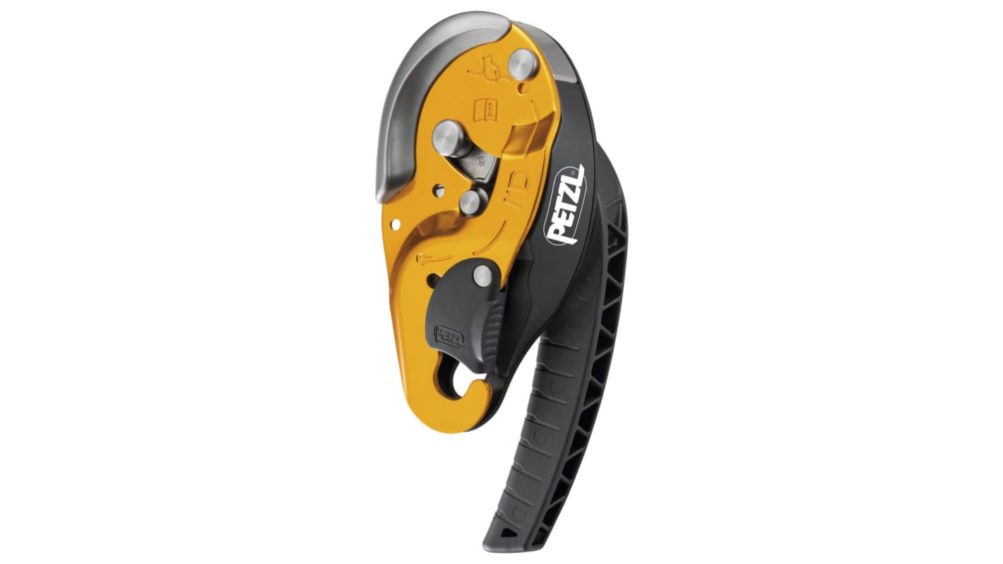 Descendeur autofreinant Petzl, Ø corde 10 → 11.5mm,  Verrouillage manuel