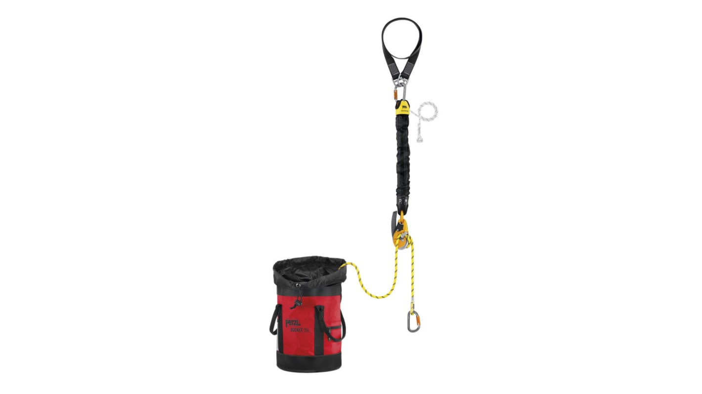 Petzl Pick Off Rescue Kit with JAG System, Ring Open, I'D Evac, Connexion Fixe, Axis Rope, Bucket 30, K090AA01