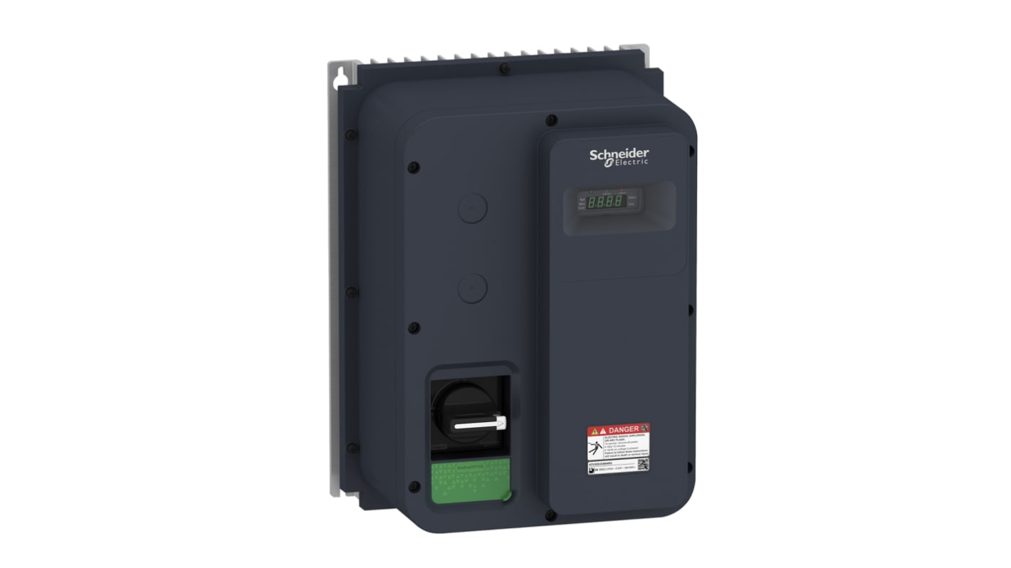 Schneider Electric Variable Speed Drive, 0.55 kW, 3 Phase, 380 → 500 V ac, 2.8 A, ATV320 Series