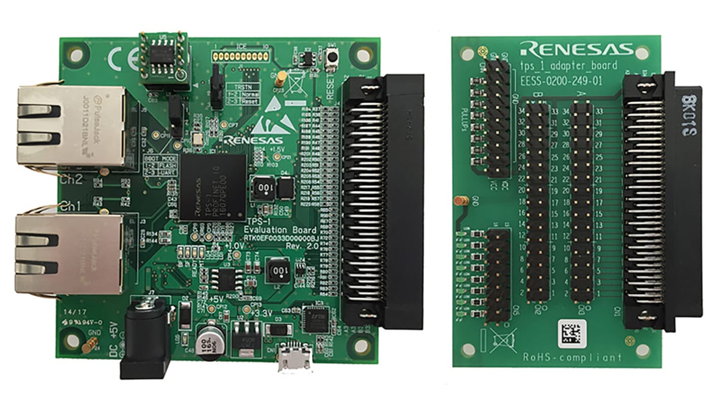 Renesas Electronics Low-Cost Solution Kit for TPS-1-The PROFINET IRT Device Chip GPIO, UART zu USB Microcontroller