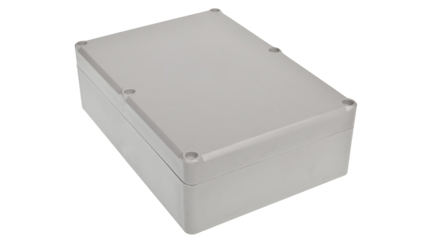 Caja RS PRO de ABS Gris, 176.8 x 125.95 x 56.65mm, IP65, Apantallada