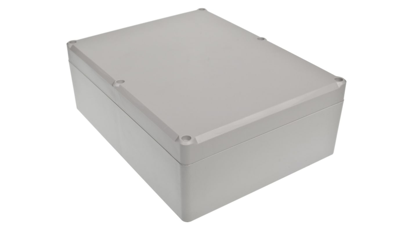 Boîtier RS PRO en ABS, 225 x 174.8 x 81.25mm, Gris IP65, Blindé