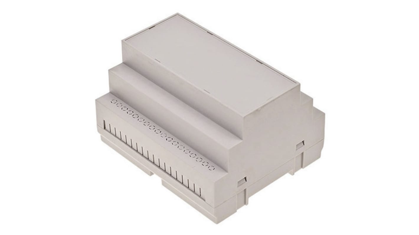 RS PRO DIN Rail Enclosure Enclosure Type, 105.0 x 90.0 x 65.3mm, ABS DIN Rail Enclosure