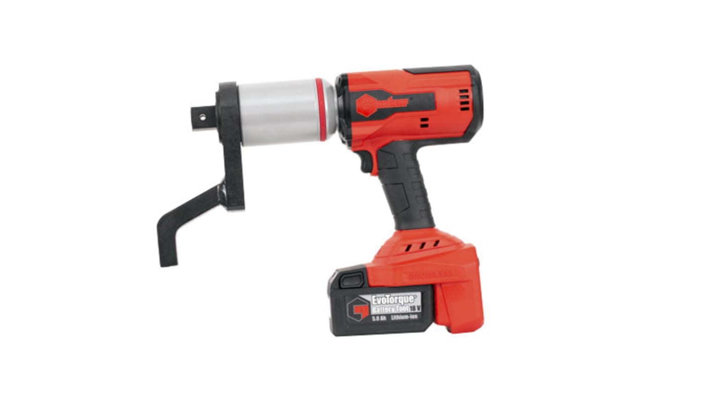 Norbar Torque Tools EBT-72-1350 Cordless Torque Wrench, 200Nm- 1350Nm, 1/2 in, 1 in Drive, 1 Type G - British 3-pin