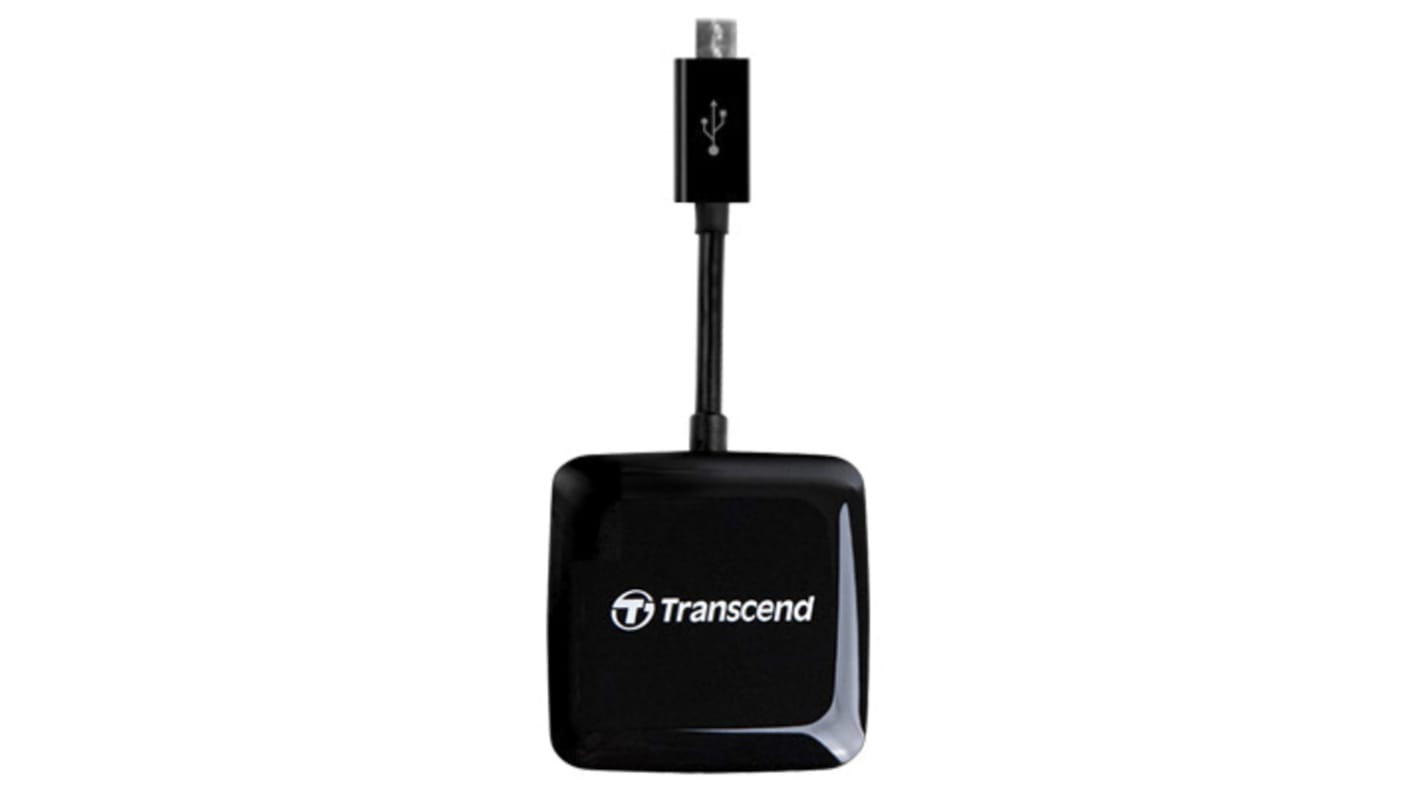 Transcend Kártyaolvasó USB 2.0, köv. kártyatípusokhoz: MicroSD, SD