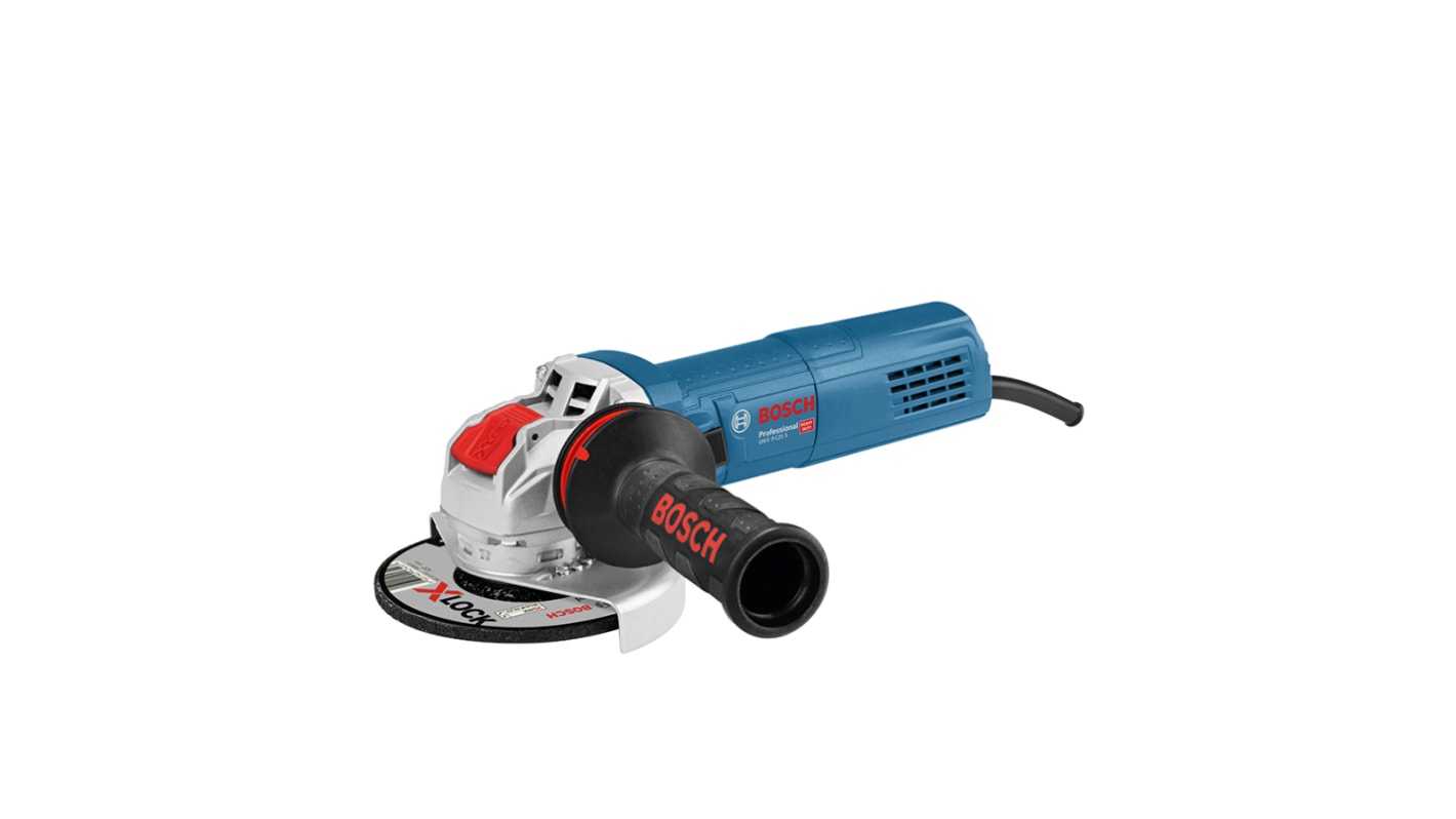 Bosch GWX 9-125 S, 230V Netz Winkelschleifer / 900W, Scheiben-Ø 125mm 11000U/min