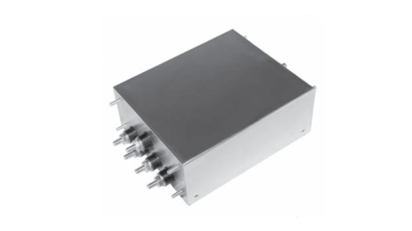 Filtro RFI TE Connectivity, 30A, 440/250 V ac, 50Hz, Montaje en Panel, con terminales Perno roscado 3,4 mA, Serie