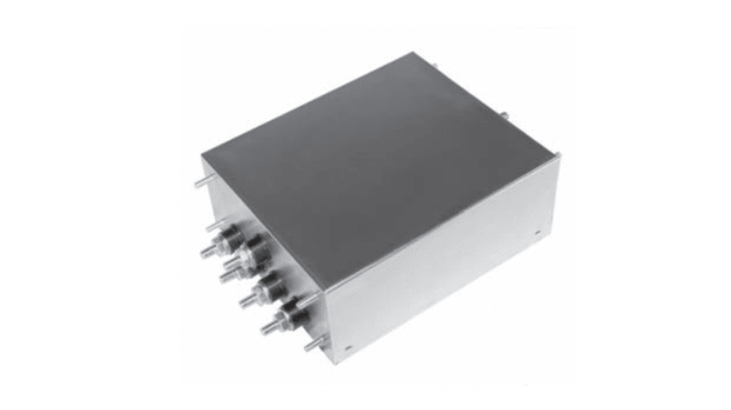 TE Connectivity, Corcom AYP 30A 440/250 V ac 50Hz, Panel Mount RFI Filter, Threaded Bolt 3 Phase