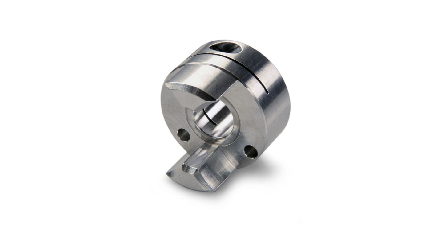 Ruland Beam Coupling, 15mm Outside Diameter, 4mm Bore, 21.8mm Length Coupler